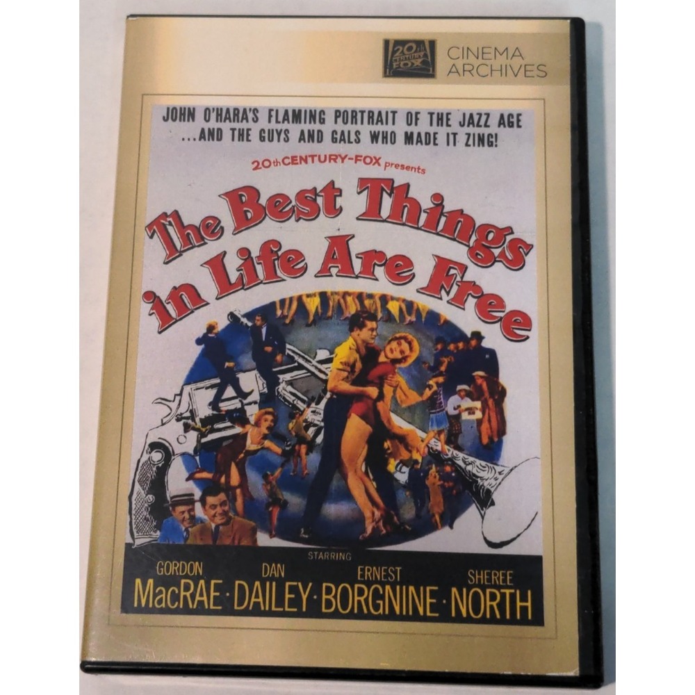 The Best Things in Life Are Free DVD 20th Century Fox Cinema Archives 1956 Movie